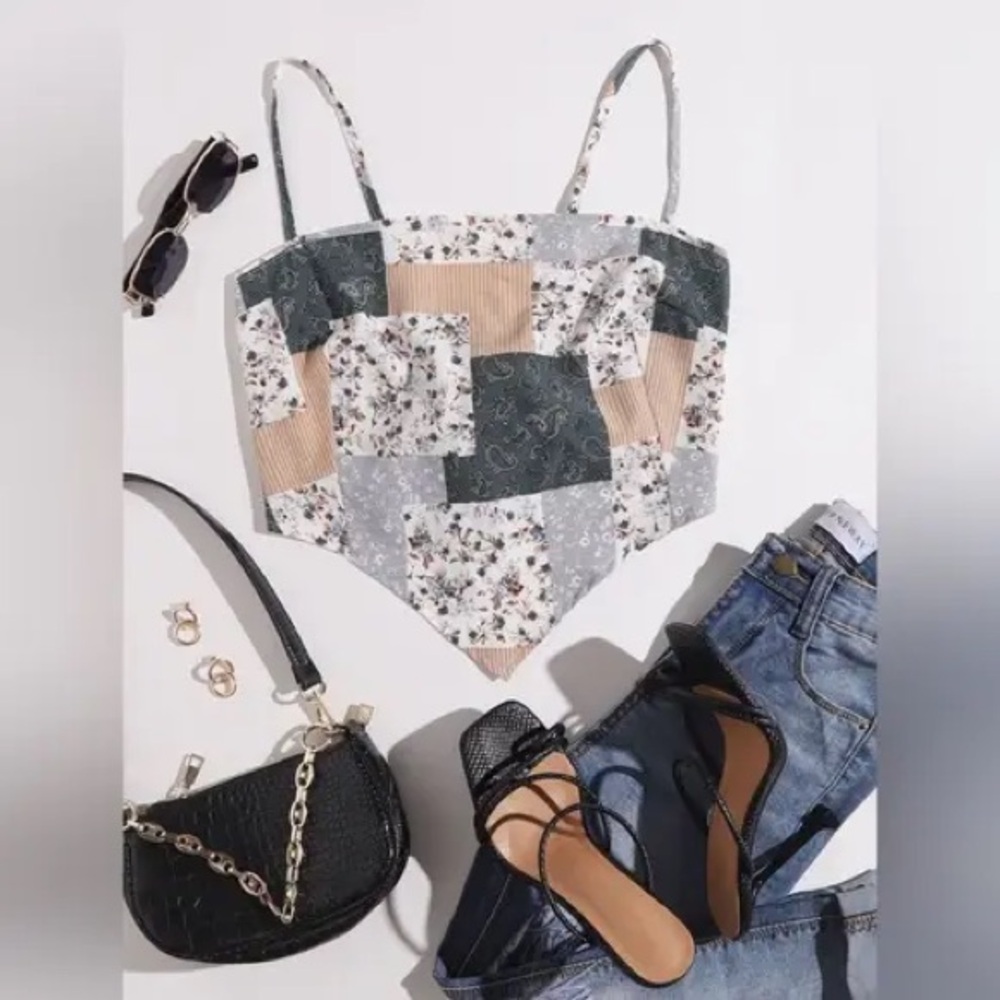 Shein - Triangle Top